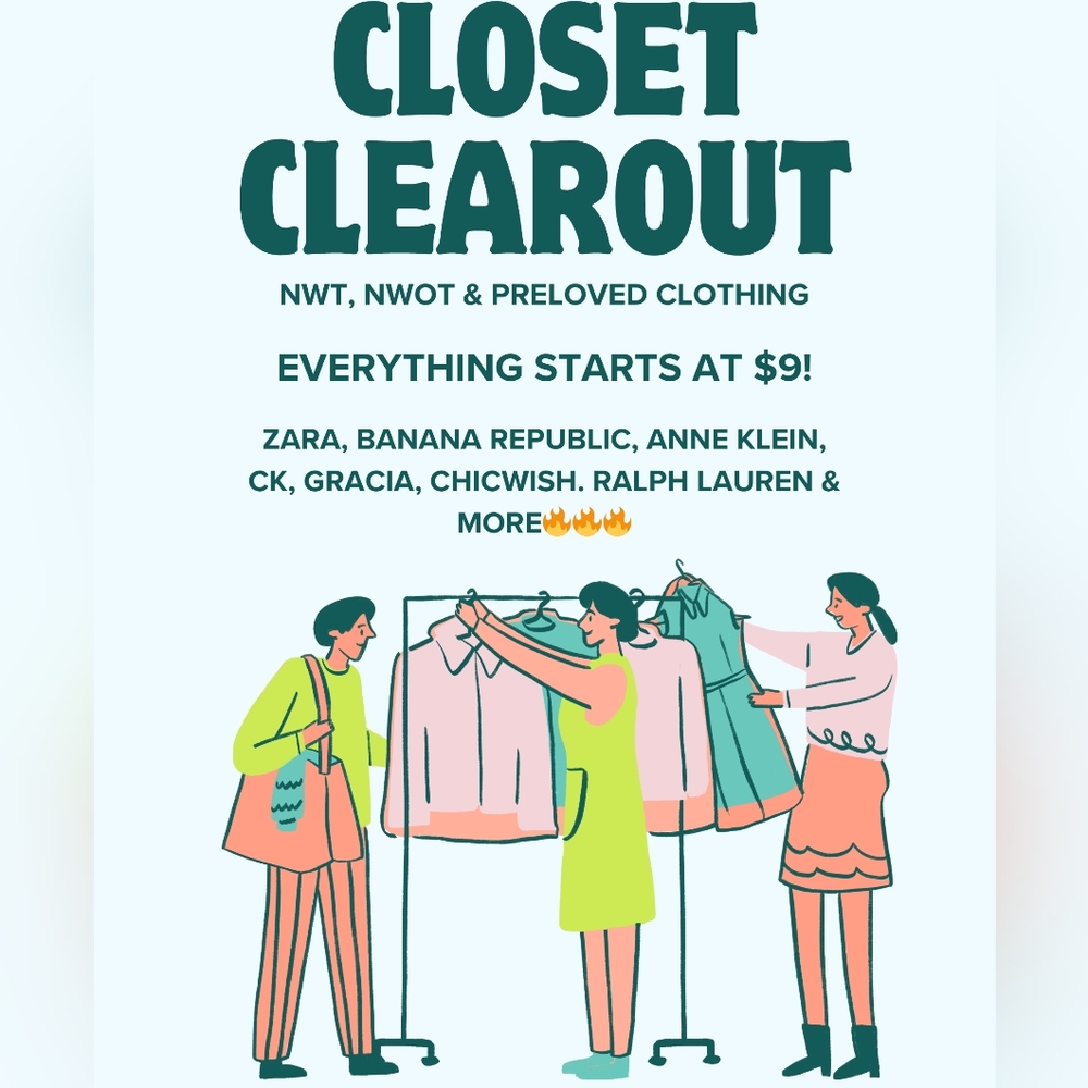 CLOSET CLEARANCE